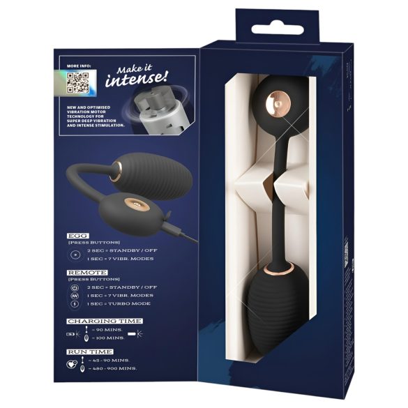 You2Toys - œuf vibrant télécommandé - noir