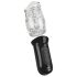 Stroker - masturbateur vibrant et rotatif (transparent)