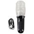 Stroker - masturbateur vibrant et rotatif (transparent)