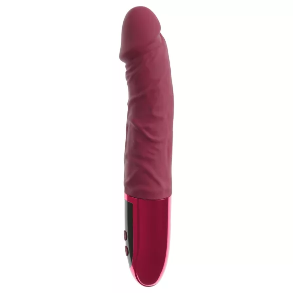 Beau Coeur Varelo - vibromasseur réaliste en silicone, rechargeable (rouge)