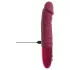 Beau Coeur Varelo - vibromasseur réaliste en silicone, rechargeable (rouge)