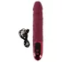 Beau Coeur Varelo - vibromasseur réaliste en silicone, rechargeable (rouge)