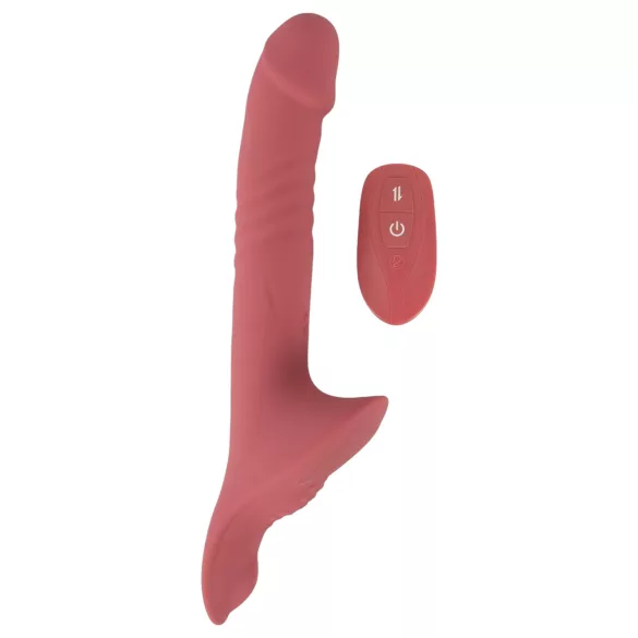 You2Toys - gode ceinture vibrant - set complet - silicone rouge