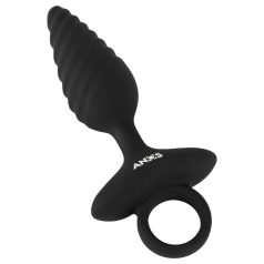 ANOS - plug anal à vibrations nervurées (noir)