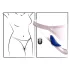 Smile - vibromasseur culotte ultra-fin portable avec télécommande (bleu)
