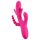 SMILE - Vibromasseur rose à trois bras avec stimulateur de langue