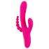 SMILE - Vibromasseur rose à trois bras avec stimulateur de langue