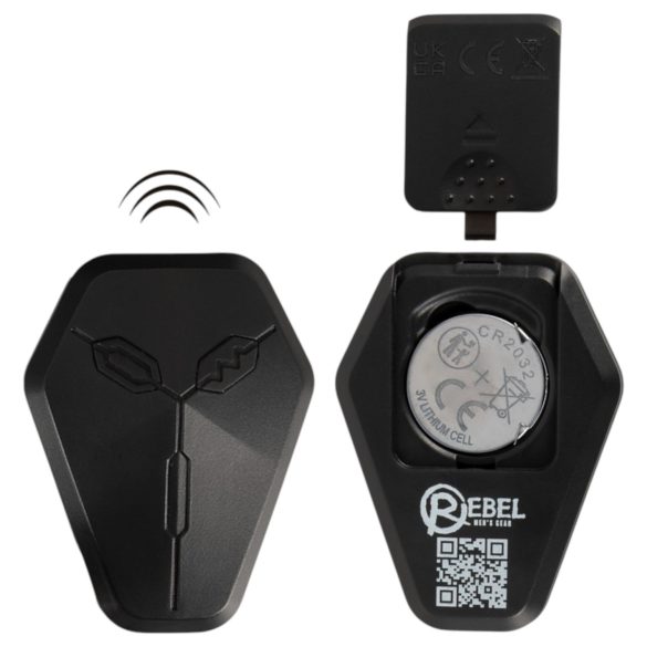 Rebel - stimulateur prostate vibrant à piston - silicone noir