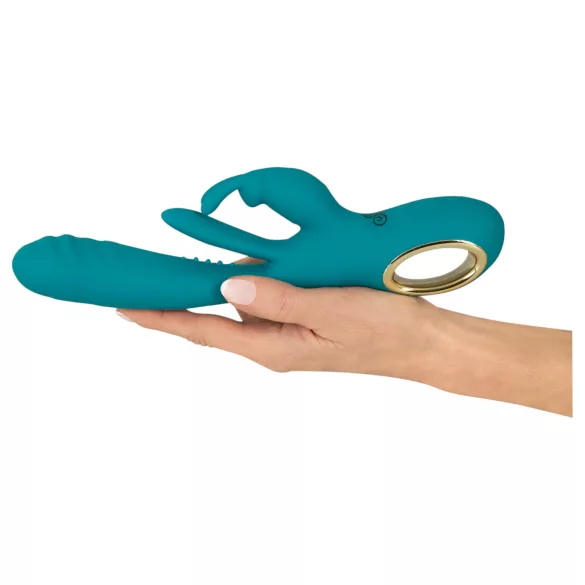 Smile - vibromasseur point G et clitoris pulsant - silicone vert