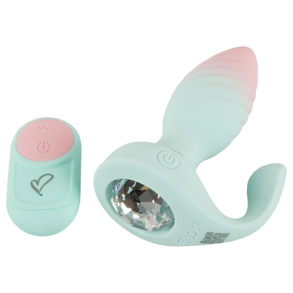 Plug Anal Vibrant Beau Coeur Juvela - Turquoise