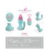 Plug Anal Vibrant Beau Coeur Juvela - Turquoise
