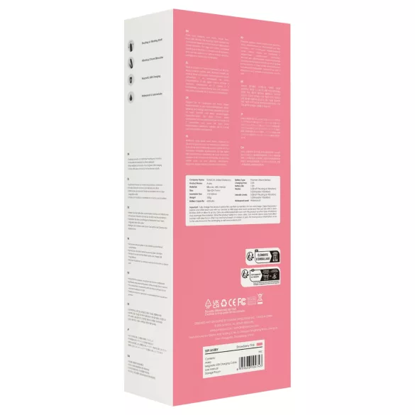 Svakom Avery - Vibromasseur rabbit à piston - Rechargeable - Rose