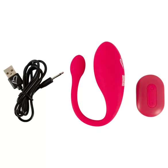 Beau Coeur Koral - œuf vibrant télécommandé - rose