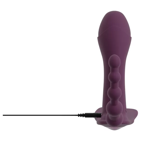 Beau Coeur Ariva - vibromasseur portable 3-en-1 pour culotte (violet)