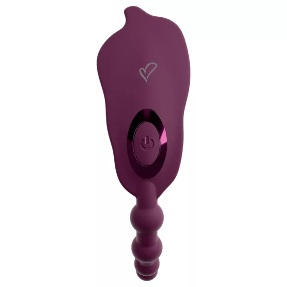 Beau Coeur Ariva - vibromasseur portable 3-en-1 pour culotte (violet)