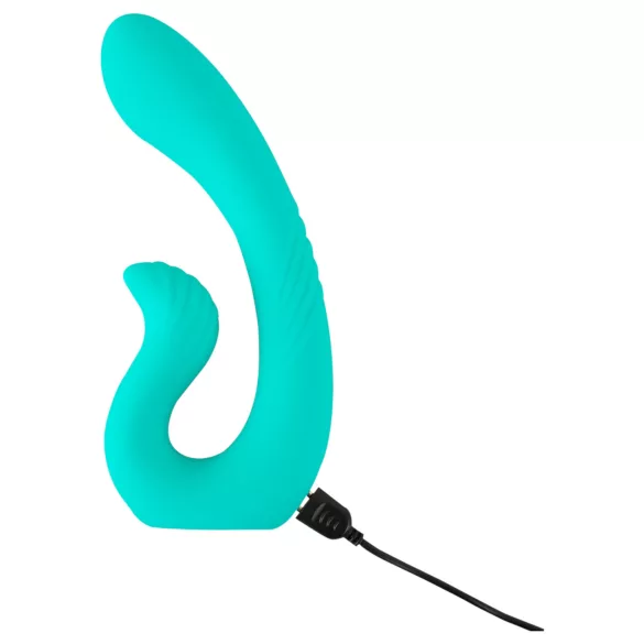 Beau Coeur Naira - Vibrateur point G et clitoris - silicone vert