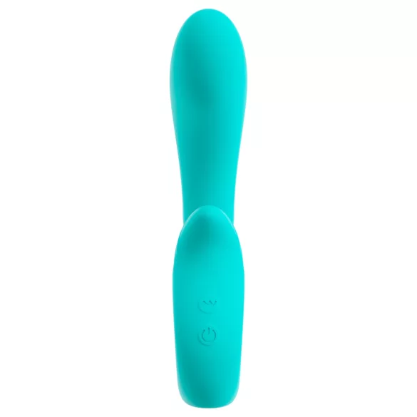 Beau Coeur Naira - Vibrateur point G et clitoris - silicone vert