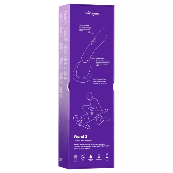 We-Vibe Wand 2 - Vibromasseur de massage contrôlé par application