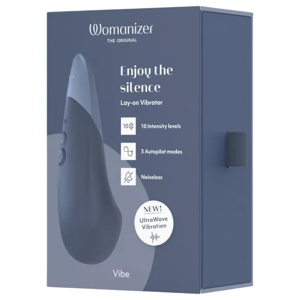 Womanizer - Stimulateur clitoridien vibrant - silicone bleu