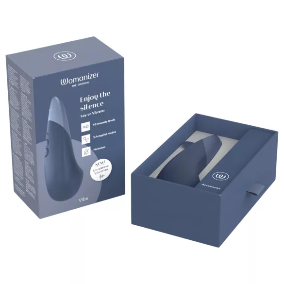 Womanizer - Stimulateur clitoridien vibrant - silicone bleu