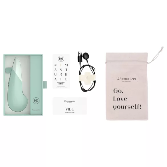 Womanizer - Stimulateur clitoridien vibrant - vert