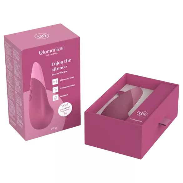 Womanizer - stimulateur clitoridien vibrant - silicone rose