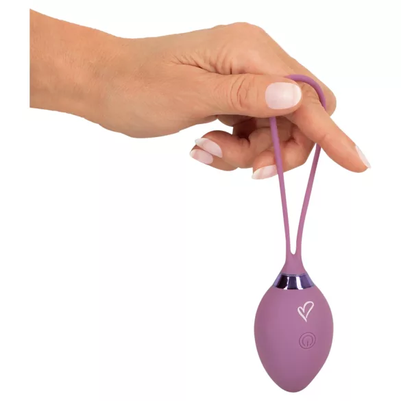 Beau Coeur Rovana - œuf vibrant télécommandé - silicone violet