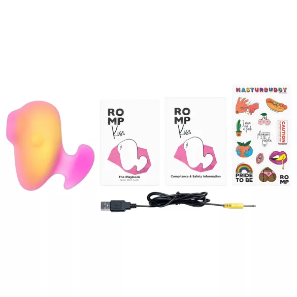 ROMP Kiss - stimulateur clitoridien à ondes d’air (rose)