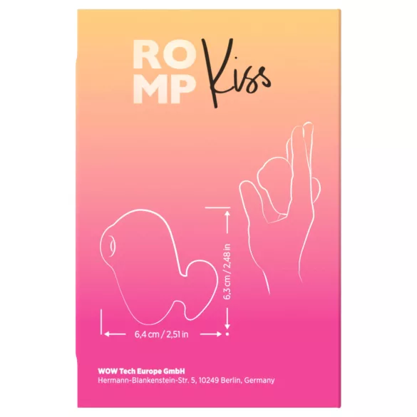 ROMP Kiss - stimulateur clitoridien à ondes d’air (rose)