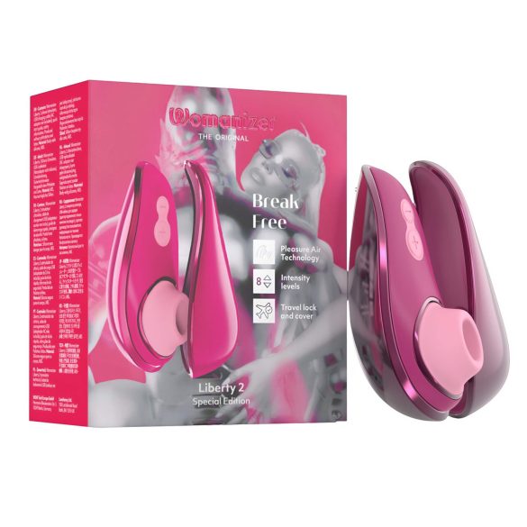 Womanizer Liberty 2 Iggy Azalea - Stimulateur Clitoridien à Ondes (Rose)