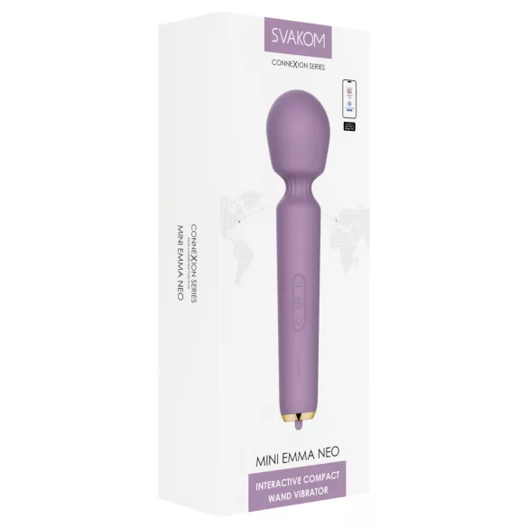 Svakom Mini Emma Neo - vibromasseur masseur contrôlé par application (violet)