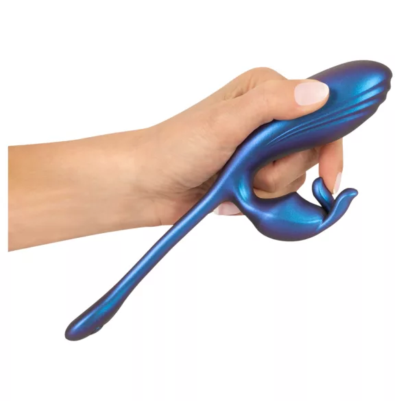Smile - Vibromasseur point G et clitoris - étanche - silicone bleu