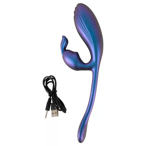 Smile - Vibromasseur point G et clitoris - étanche - silicone bleu