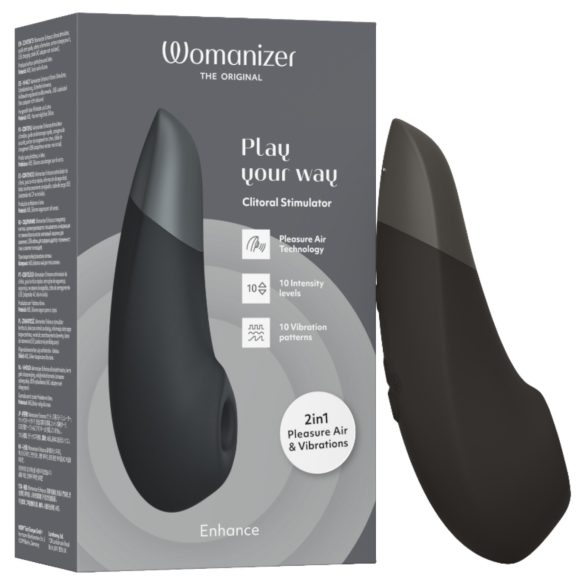 Womanizer Enhance - stimulateur à ondes d'air (noir)