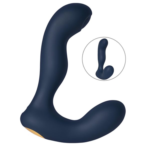 Svakom Iker Neo - Vibrateur anal interactif et pulsant (bleu)