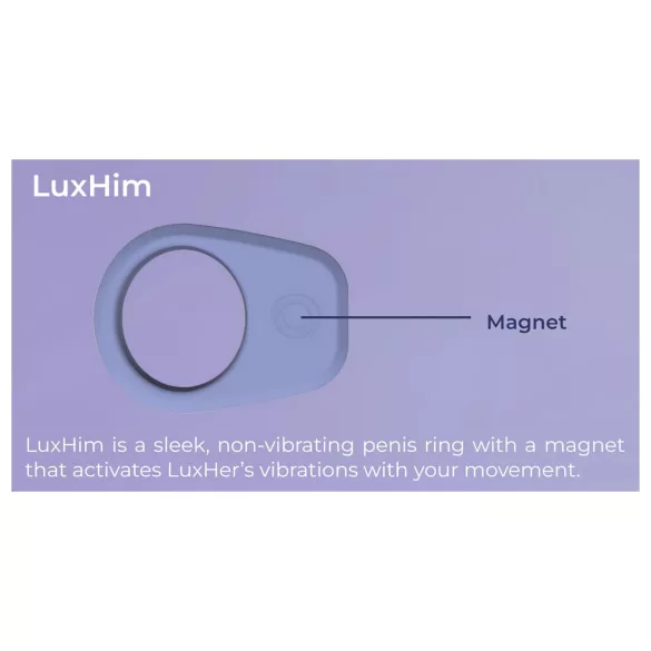 LUXUS Climax Together by Kiiroo - ensemble de vibromasseurs pour couples magnétiques, contrôlés par application