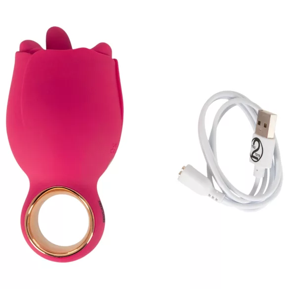 You2Toys Oral Fun - vibromasseur stimulateur de clitoris à langue (rose)