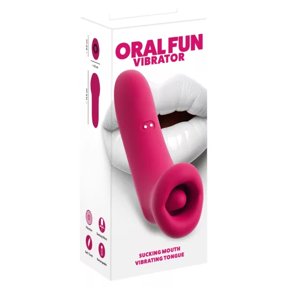 You2Toys Oral Fun - stimulateur clitoridien à succion et léchage (rose)