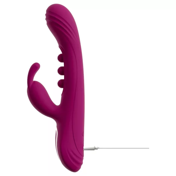 Javida - vibromasseur rabbit à billes pour stimulation clitoridienne - violet