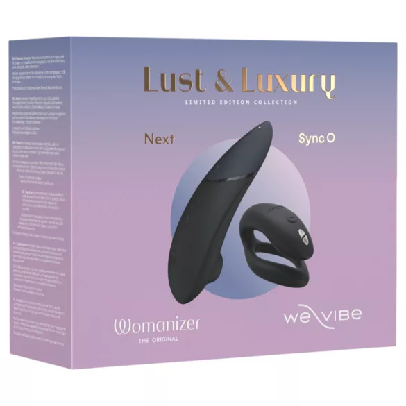 Womanizer Lust&Luxury - stimulateur clitoridien et vibromasseur duo - noir