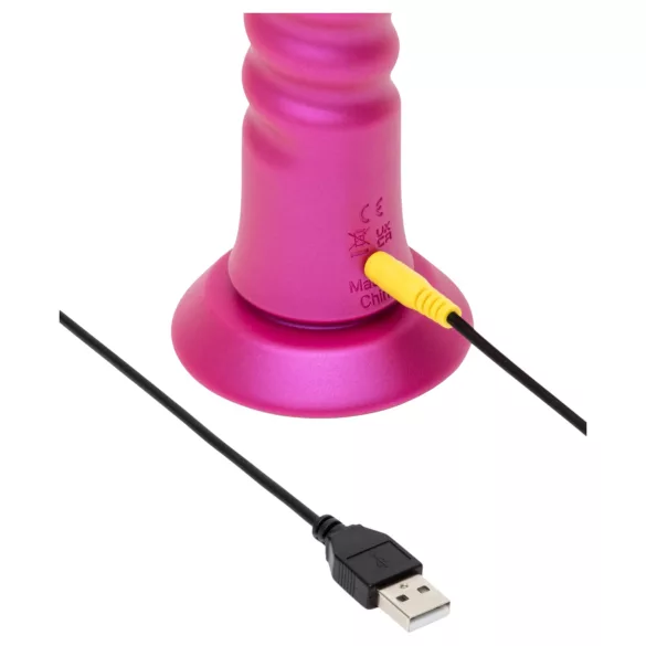 ROMP Jiggle - vibromasseur à va-et-vient avec ventouse (rose)