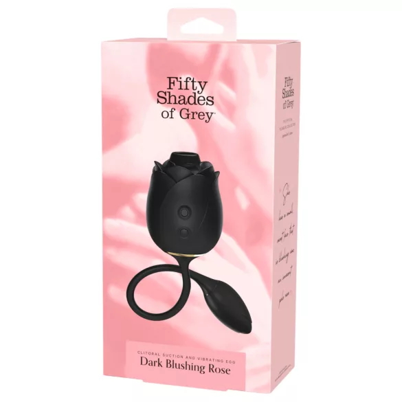 Fifty Shades of Grey - stimulateur clitoridien et oeuf vibrant - noir