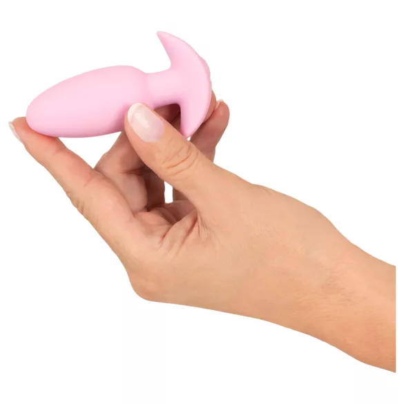 Cuties Mini - plug anal vibrant - silicone rose