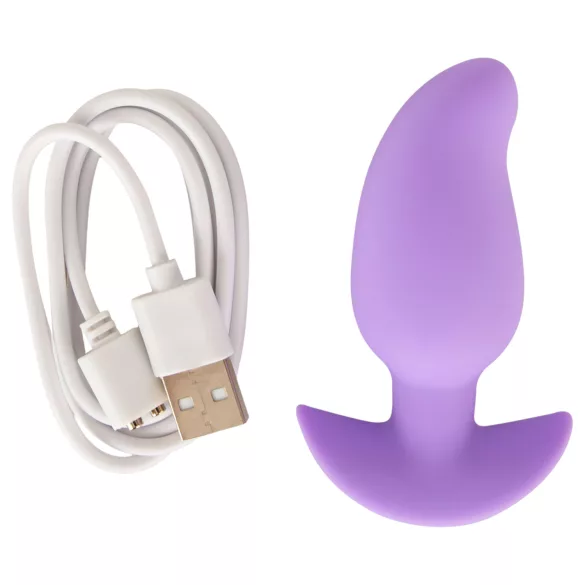 Cuties Mini - plug anal vibrant - silicone violet