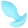 Cuties Mini - plug anal vibrant (bleu)