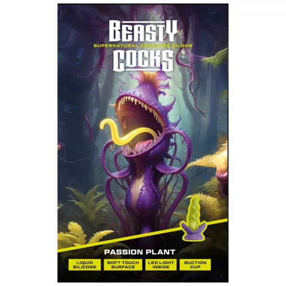 Beasty Cocks - gode lumineux réaliste - silicone vert