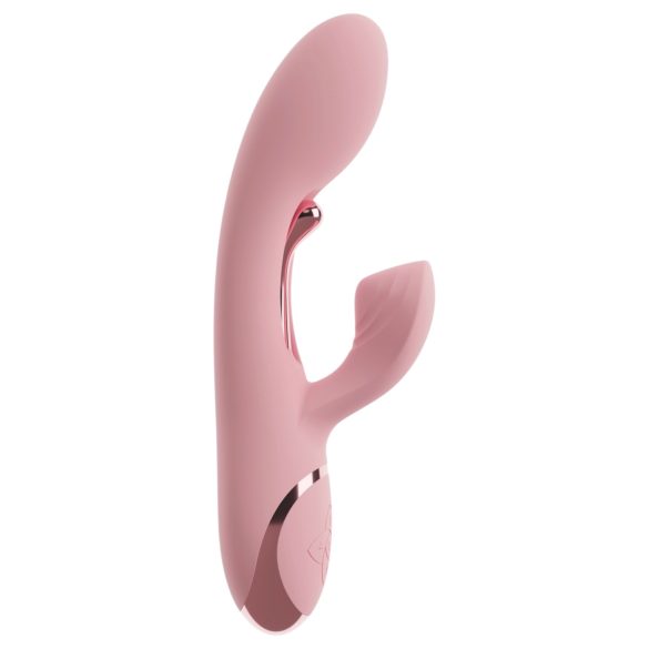 Beau Coeur Avenor - vibromasseur point G avec languette et stimulateur clitoridien (rose)
