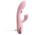 Beau Coeur Avenor - vibromasseur point G avec languette et stimulateur clitoridien (rose)