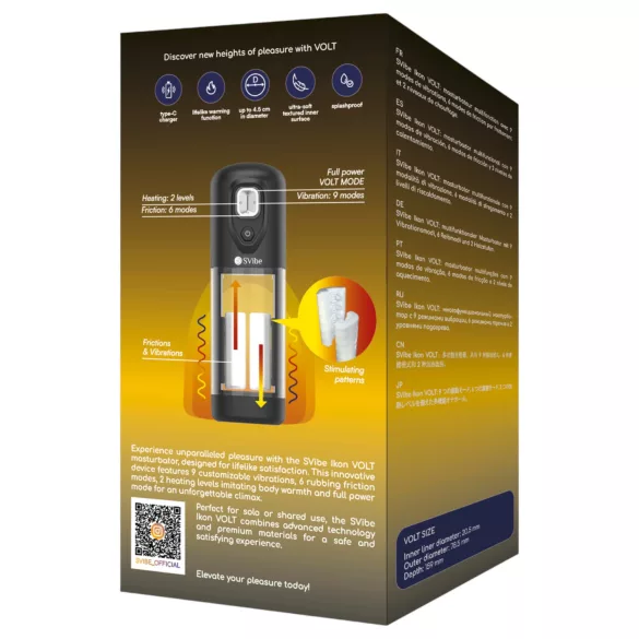 Vibromasseur Automatique Snail Vibe Ikon Volt (noir)