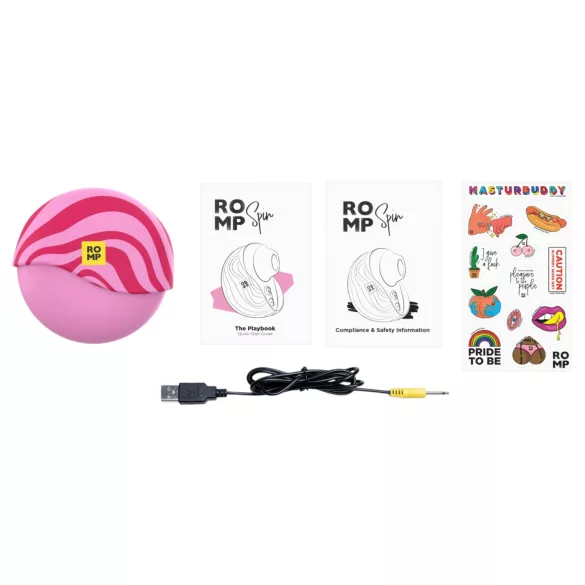 ROMP Spin - stimulateur clitoridien à ondes d’air (rose)